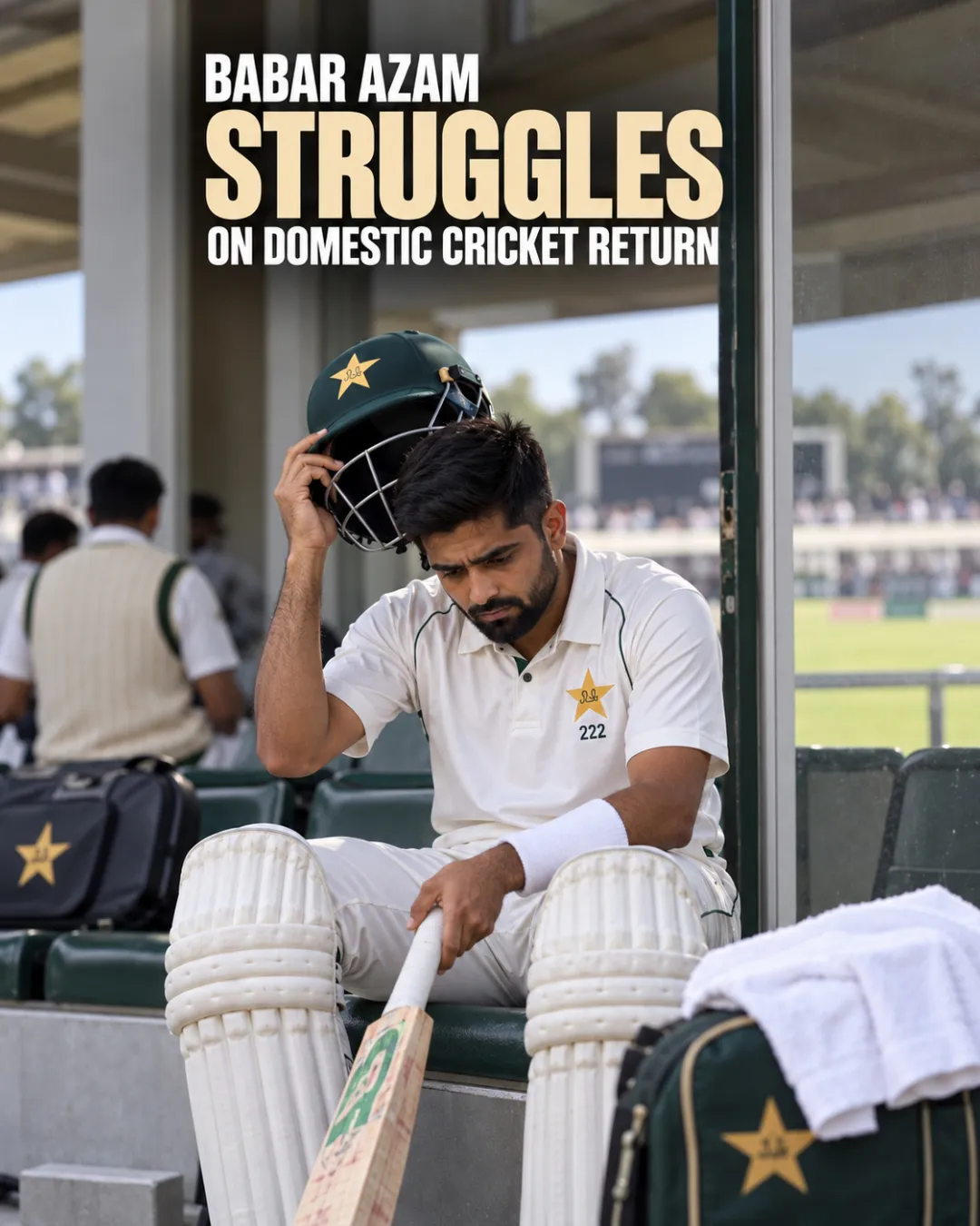 Babar Azam Struggles On Domestic Cricket Return