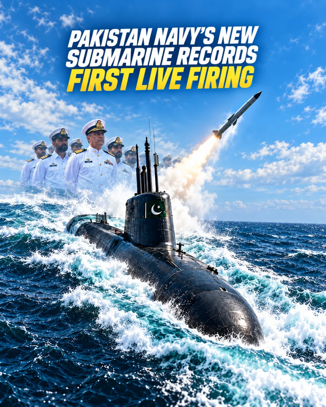 Pakistan Navy’s New Submarine Records First Live Firing