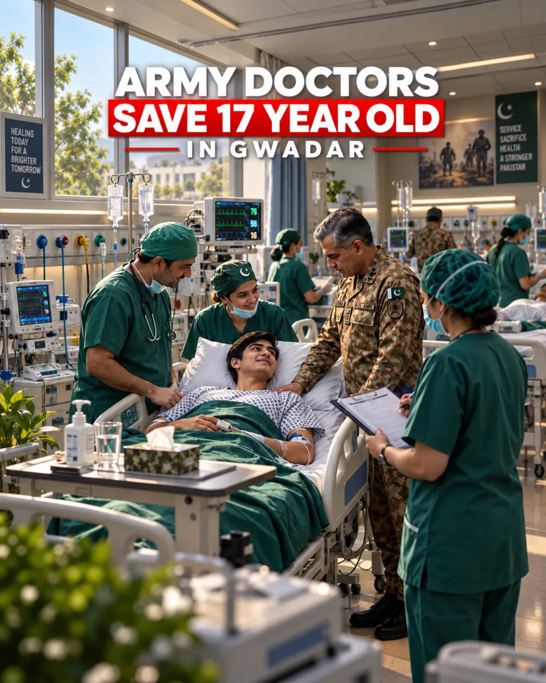 Army Doctors Save 17 Year Old In Gwadar