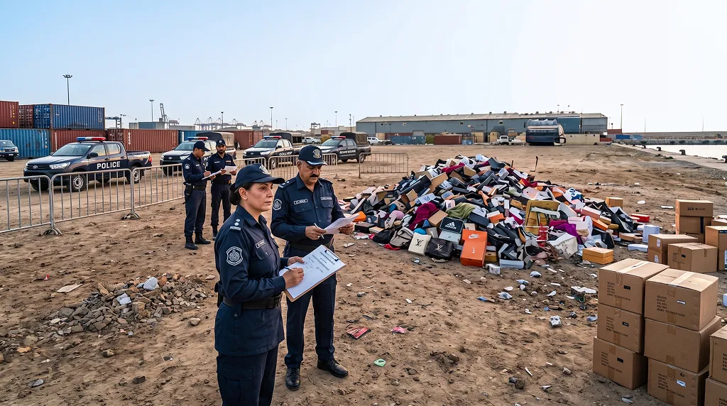 Karachi Sees Major Counterfeit Goods Disposal