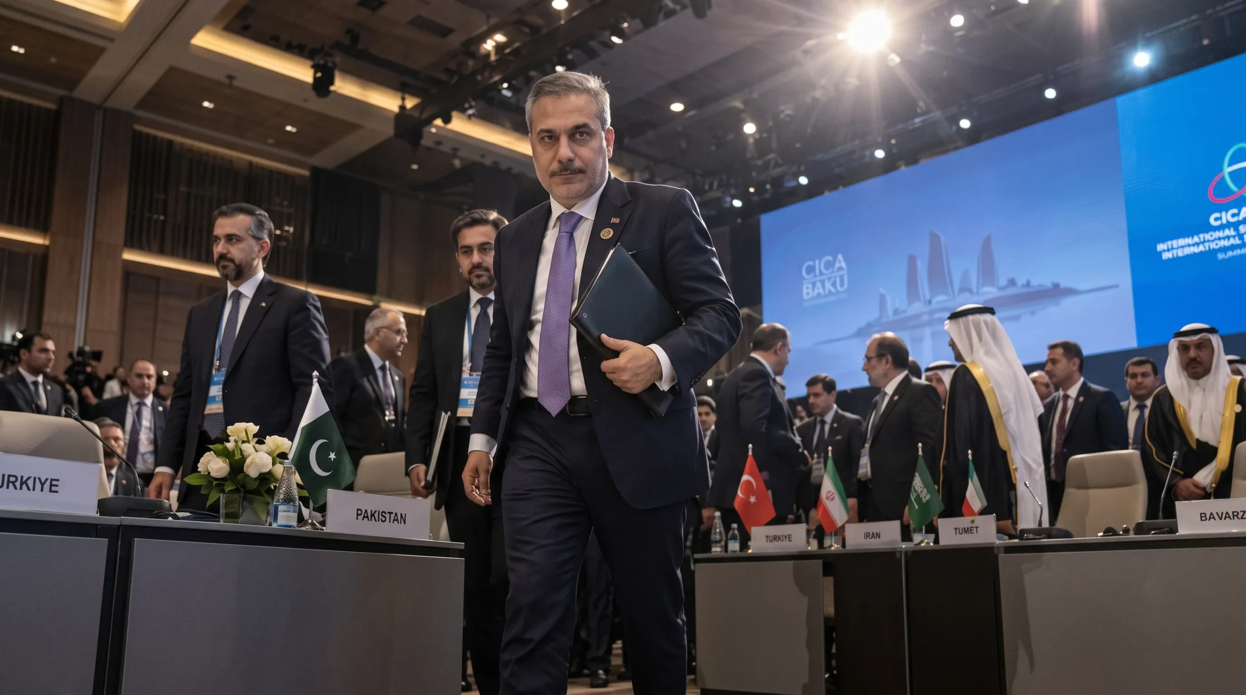 A Diplomatic Protest Inside The Summit Hall