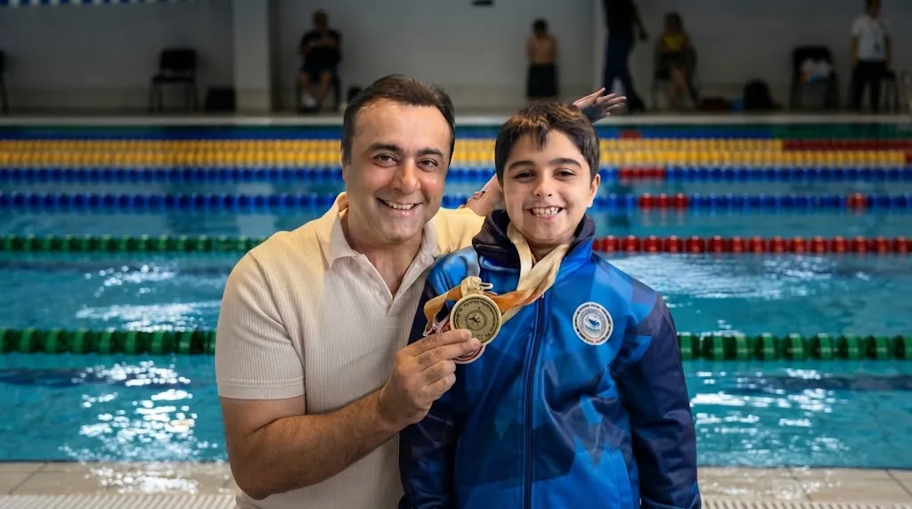 A Young Swimmer With An Impressive Track Record
